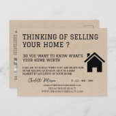 賢いエテ実在ート農業マーケティングクラフト ポストカード (正面/裏面)