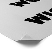 賢いオールドフクロウのポスター ポスター (角)