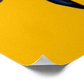 賢いオールドフクロウの目 ポスター (角)