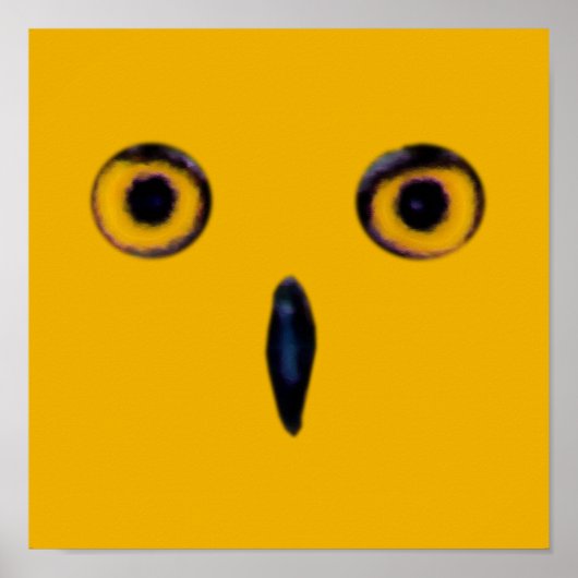 賢いオールドフクロウの目 ポスター (正面)