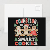 賢いクッキーのカウンセラー クリスマス 先生 (正面/裏面)