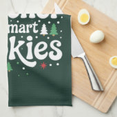 賢いクッキーのクリスマス先生 キッチンタオル (四つ折り)