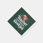 賢いクッキーのクリスマス先生 スタンダードカクテルナプキン (角)