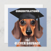 賢いソーセージ サンキューカード (正面/裏面)