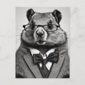 賢いタイプのグラウンドホッグ シーズンポストカード (正面)