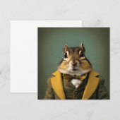 賢いチップモンキー 招待状 (正面/裏面)