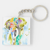 賢いパンツの象 キーホルダー (裏面)