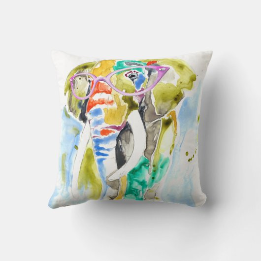 賢いパンツの象 クッション (裏面)