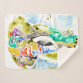 賢いパンツの象 シェルパブランケット (正面(横))