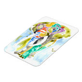 賢いパンツの象 マグネット (左側)