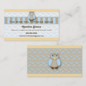 賢いフクロウの名刺 名刺 (正面/裏面)