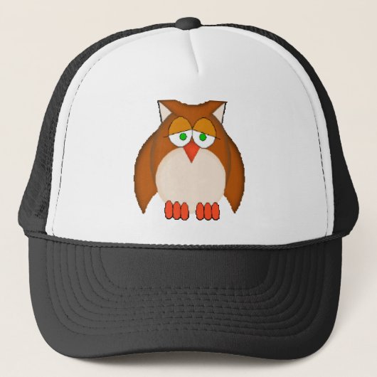 賢いフクロウ キャップ (正面)