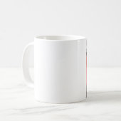 賢いフクロウ コーヒーマグカップ (正面左)