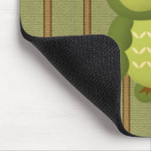 賢いフクロウ マウスパッド (コーナー)