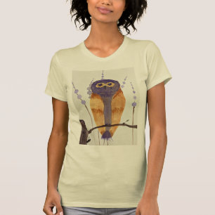 賢いフクロウ Tシャツ