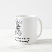 賢いマグへの単語 コーヒーマグカップ (正面右)