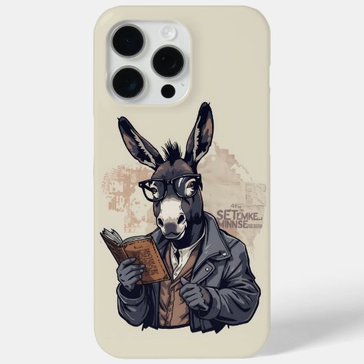 賢いロバ — スマホケース Case-Mate iPhoneケース (裏面)