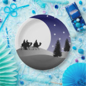 賢い三人の聖降誕祭 ペーパープレート (パーティー)