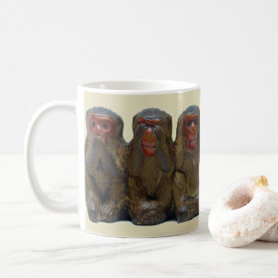 賢い三匹の猿 コーヒーマグカップ