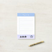 賢い人々とベツレヘム やるべきこと ポストイット (デスク上)