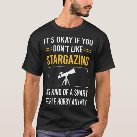 賢い人々の星空観察 Tシャツ (正面)