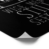 賢い人々はまだ彼を求める 祈りのTシャツ.png ポスター (角)