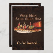 賢い人々は今も彼を求めている 招待状 (正面/裏面)
