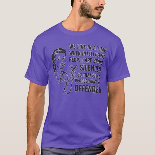 賢い人が黙ら Tシャツ (正面)