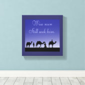 賢い人たちはまだ彼を求めている キャンバスプリント (インサイチュ (ウッドフロア))