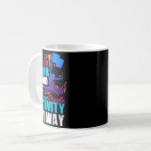 賢い人のためのカラーガード 引用 贈り物 コーヒーマグカップ (正面左)