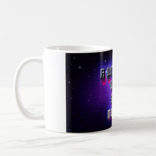 賢い人は何も言わなかった コーヒーマグカップ (左)