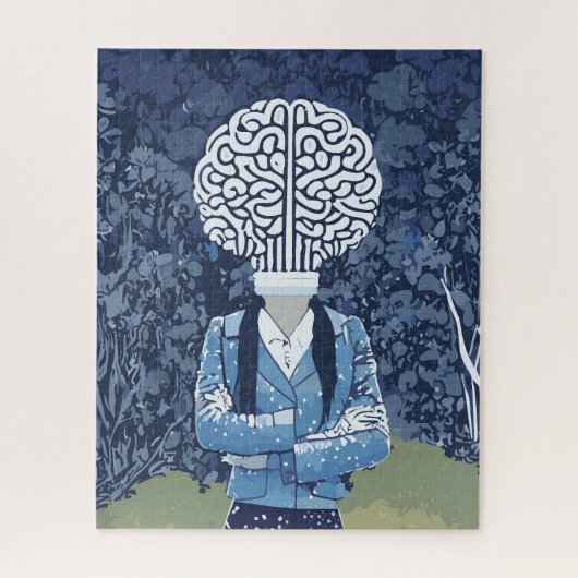 賢い人 ジグソーパズル (縦)