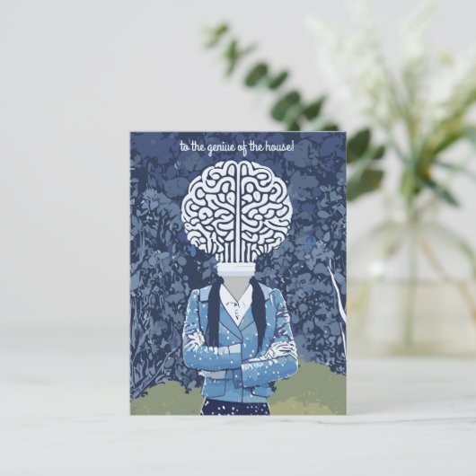 賢い人 ポストカード (スタンド正面)