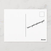 賢い人 ポストカード (裏面)