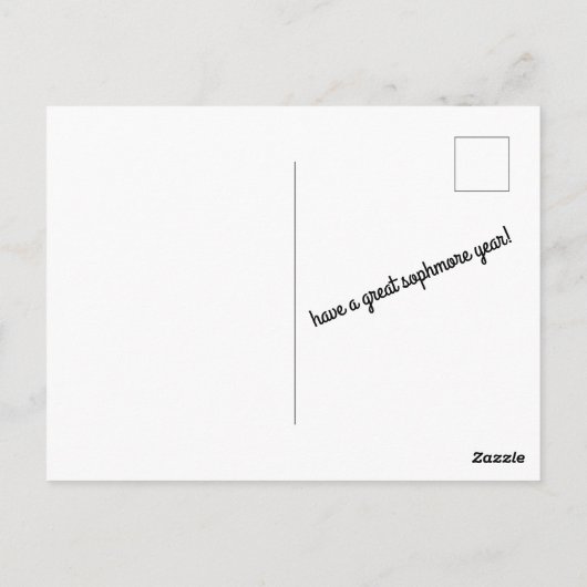 賢い人 ポストカード (裏面)