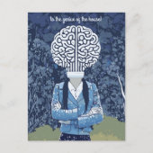 賢い人 ポストカード (正面)