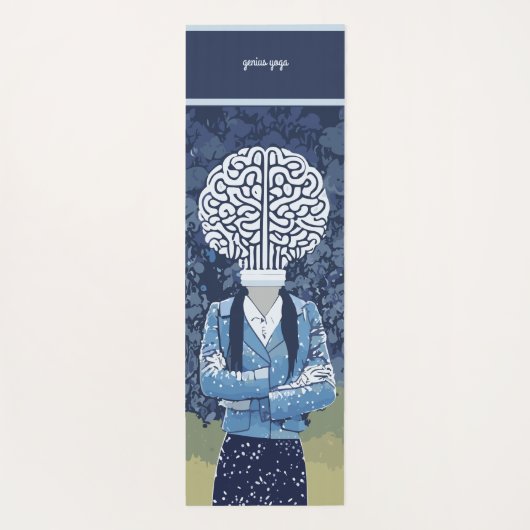 賢い人 ヨガマット (裏面)