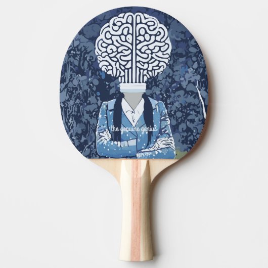 賢い人 卓球ラケット (正面)