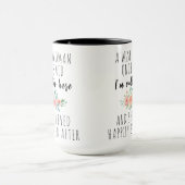 賢い女が私は退職したと言っおもしろいた マグカップ (中央)