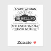 賢い女が言ったなおもしろいぁ シール (シート)