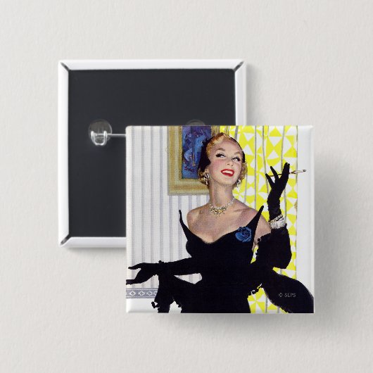 賢い女は危険すぎる2 缶バッジ (正面&裏面)