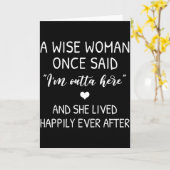 賢い女性がかつて言った 面白いフェミニスト名言 ギフト カード (黄色い花)