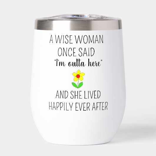 賢い女性がマグカップと言ったパーソナライズされたおもしろいこと (正面)