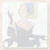 賢い女性も危険 ガラスコースター (裏面)