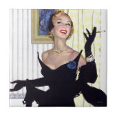 賢い女性も危険 タイル (正面)