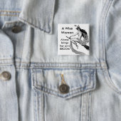 賢い女性 缶バッジ (インサイチュ)