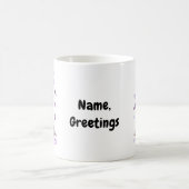 賢い奴か屁の臭い奴か おもしろい コーヒーマグカップ (中央)