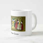 賢い奴のフクロウはジャンボコーヒー・マグを飾ります! ジャンボコーヒーマグカップ (正面右)