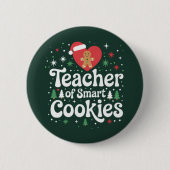 賢い子たちのクリスマス先生 缶バッジ (正面)