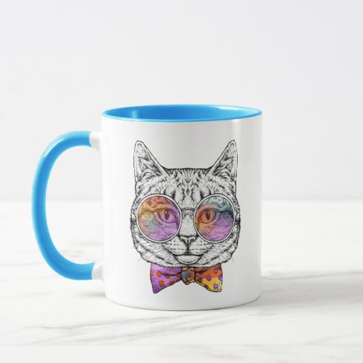 賢い子猫Kat マグカップ (左)